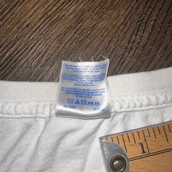 Vtg Y2K Property of Jeff Gordon 24 White SS T Shirt - Picture 7 of 8